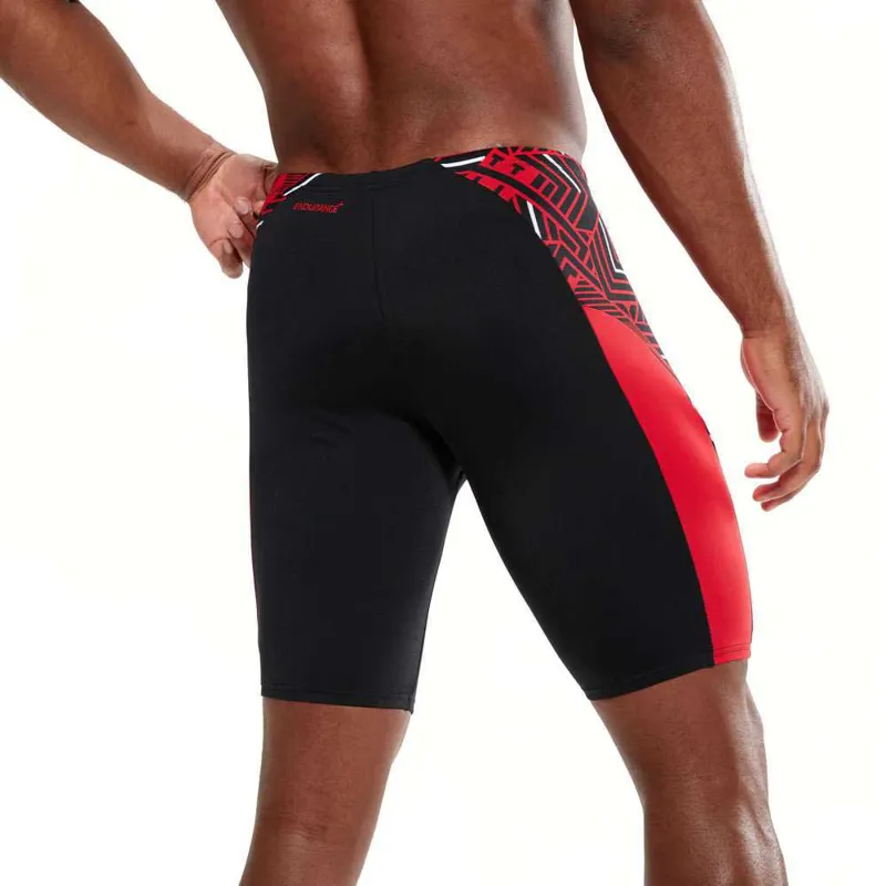 Speedo Men's ECO Endurance+ Splice Jammer V2 Black/Red-6